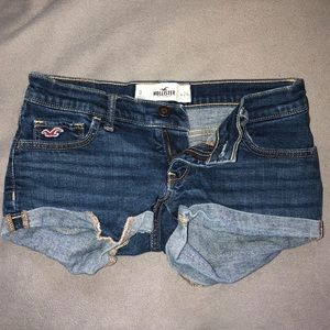 Hollister jean shorts
